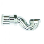 Fresssh 1 1/2" Ultra Shallow Bath P Trap Exposed