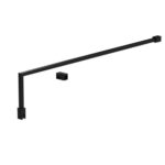 Fresssh 8 Wetroom Matt Black Support Bar Kit