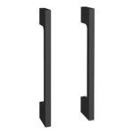 150mm Slim Line D Handle - Black