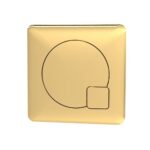 WC Unit Dual Flush Putton - Brushed Brass