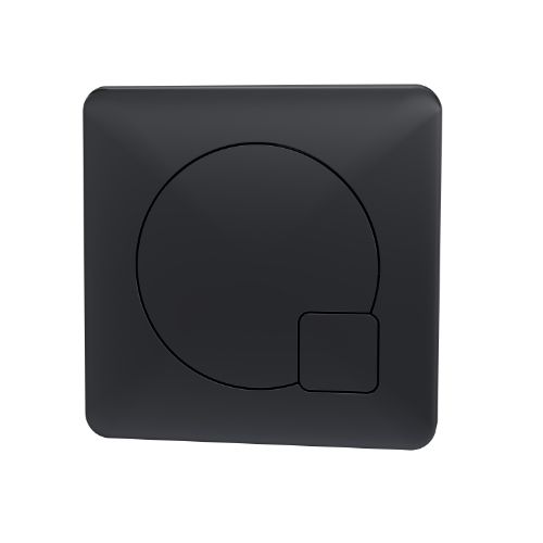 353735BK-1.jpg WC Unit Dual Flush Push Button - Black - Image 1