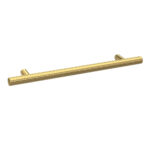 Knurled Bar Handle (160mm Cent) - b/brass