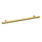 Knurled Bar Handle (192mm Cent) - b/brass