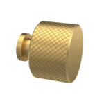 Knurled Knob Handle - b/brass