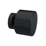 Knurled Knob Handle- matt black