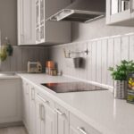 Laminate Worktop 605x390x22mm - wh/sparkle