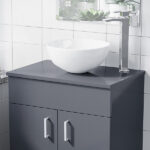 600 Worktop (605x390x18mm) - gloss grey mist