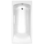 Carron 1650 x 700mm Delta Single Ended Carronite NTH Bath
