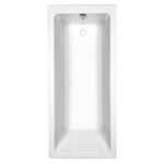 (T3)(2178) Carron 1700x750mm Quantum Sgle Ended Carronite NTH Bath RH