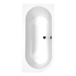 (T3)(2209) Carron 1600 x 725mm Status Single Ended NTH Bath LH