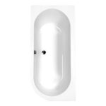 (B)(2212) Carron 1600x725mm Status Single Ended Carronite NTH Bath RH