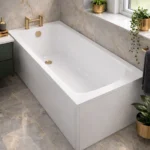 (T3) Carron 1675 x 700mm Carronite L-Shaped Bath Panel