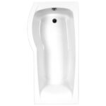 (T3)(02027) Carron 1700x800mm Aspect Showerbath NTH Bath RH