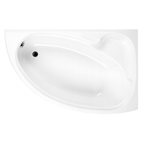 354124WT-1.jpg (T3)(02232) Carron 1550x1000mm Dove Corner NTH Bath LH - Image 1