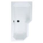 (T3)(02538)Carron 1700x900mm Highgate Showerbath Carronite NTH Bath LH