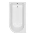 (T3)(02401) Carron 1550x850mm Status Showerbath Carronite NTH Bath RH