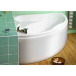 (T3)(02508) Carron Affinity 1050mm Carronite Corner Panel