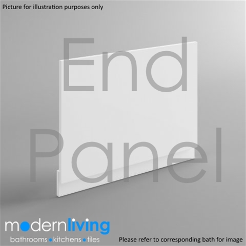 354354WT-T302303-Carron-700x570mm-Mistral-End-Bath-Panel (T3)(02303) Carron 700x570mm Mistral End Bath Panel - Image 1