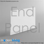 (T3)(02383) Carron 750x540mm S/Bath Carronite End Bath Panel