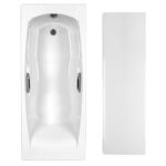 Carron Imperial 1700x700mm Carronite SE TG NTH Bath With Front Panel