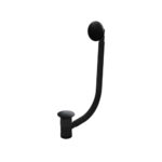 Top Fix Bath Waste With Overflow Matt Black