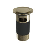 Top Fix Basin Waste Slotted Brushed Brass