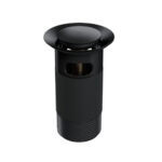 Top Fix Basin Waste Slotted Matt Black