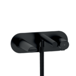 Riobel Parabola Wall Mounted Bath Shower Mixer Black