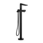 Riobel Parabola Freestanding Bath Shower Mixer Black