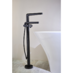 Riobel Parabola Freestanding Bath Shower Mixer Chrome