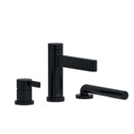 Riobel Paradox Deck Mounted Bath Shower Mixer Black