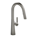 Riobel Ludik Pull-Down Kitchen Tap Stainless Steel