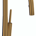 Riobel Solstice Pull-Down Kitchen Tap Brushed Gold