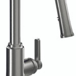 Ribel Trattoria Square Pull-Down Kitchen Tap U-Spout Stainlss Steel