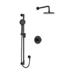 Riobel Parabola 323 Shower Kit Black