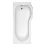 Trojancast Concert 1675mm P-Shaped Showerbath Right Hand