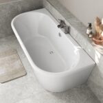 Fresssh J Shaped Bath 1700x750mm LH