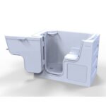 Trojan Easy Access Serenity 1300x750 LH F&E Panel & Single Waste White