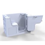 Trojan Easy Access Serenity 1300x750 RH F&E Panel & Single Waste White