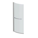 Fresssh L-Shaped Bath Screen - 6mm Black