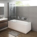Trojan Elegance 1600mm Front Panel White RH