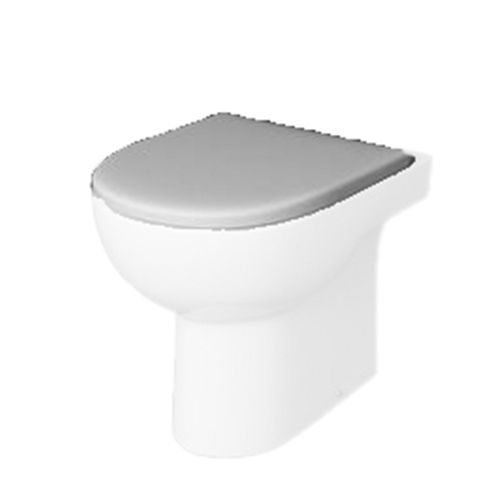 357166WT-1.jpg Fresssh Rimless Back To Wall Soft Close Seat - Image 1