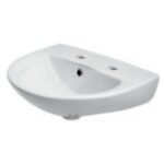 Georgia Plus Semi Recessed 550mm 2th Basin White
