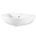 Georgia Plus Cloakroom Washbasin 450mm 1th White