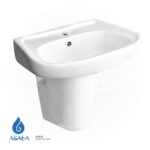**Fresssh Lucy Semi Pedestal White