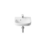 B100 Roca Round Shower Support Matt Black