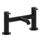 (B100) Roca Carelia D/Mounted TW/Lever B/Filler Black POW