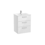 (B100) Roca V/Unit Victoria 3Drw 600mm Gloss White