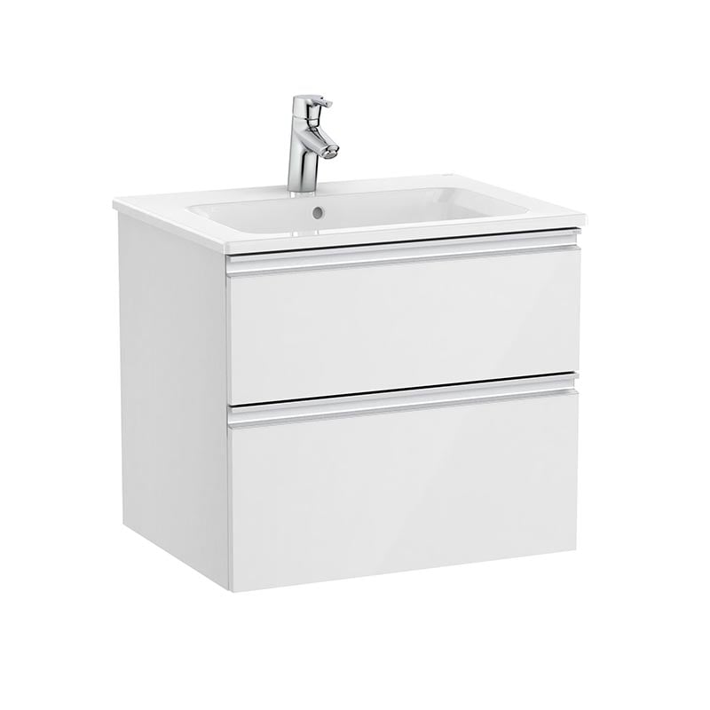 Product image for SKU 358120GW Roca Vanity Unit The Gap 3DW 550mm MAWH - Image 1