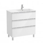(B100) Roca V/Unit The Gap 3 Drw 800mm Gloss White